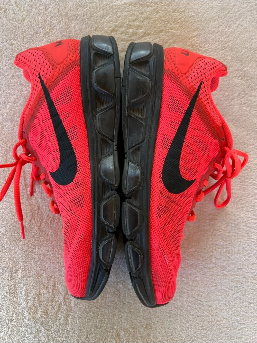 NIKE AIR MAX TAILWIND RUNNING SNEAKERS SIZE 8.5 BRIGHT ORANGE PINK